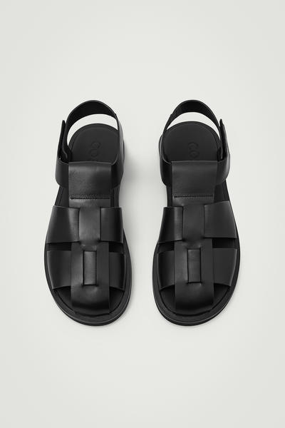 COS レザーフィッシャーマンサンダル